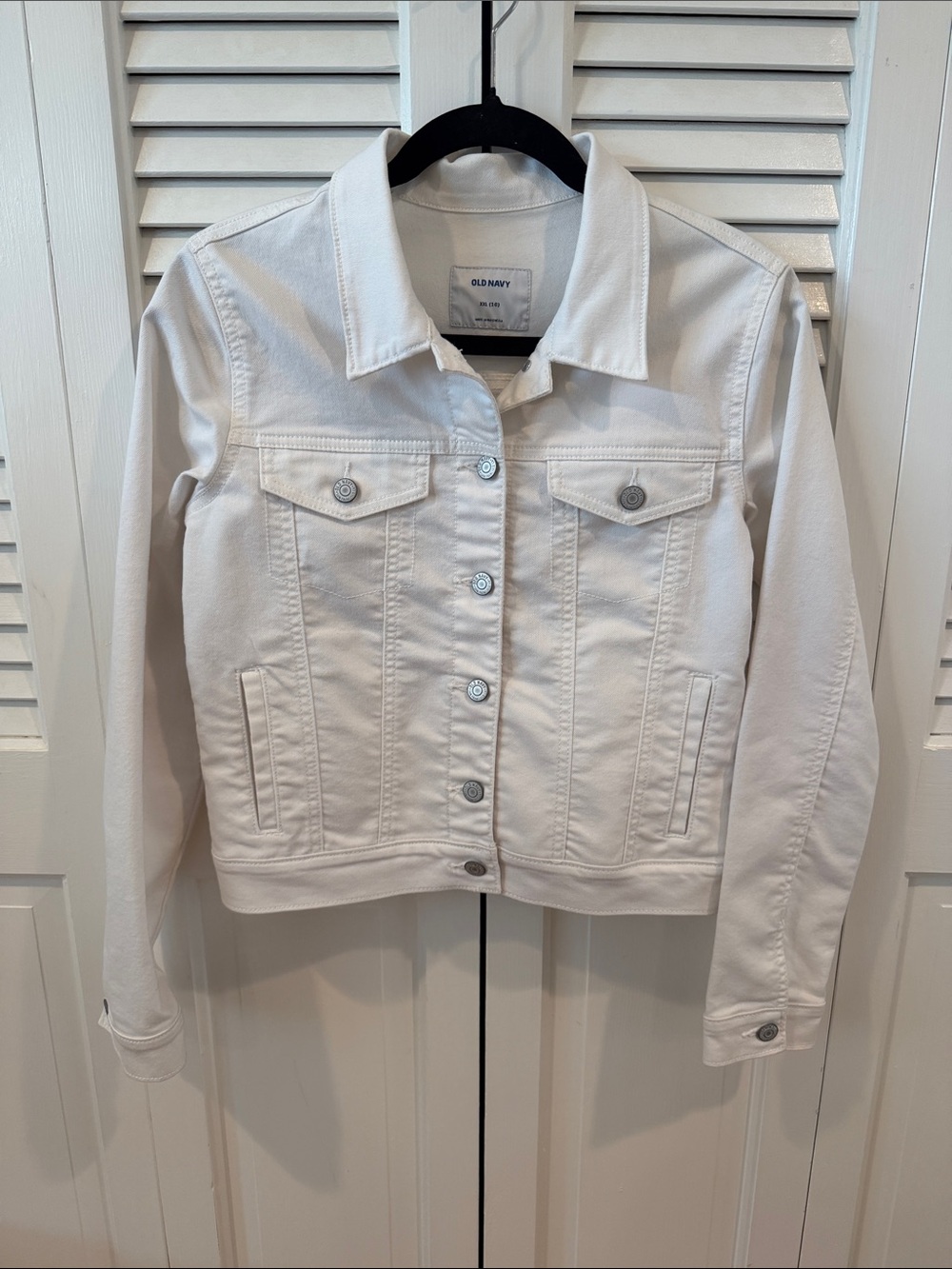 Old Navy Kids Denim / Jean Jacket - Kids XXL / 16 White